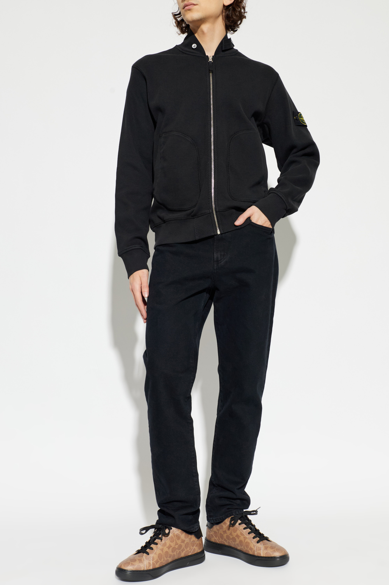 Stone Island Zip-up sweatshirt | Men's | Vitkac